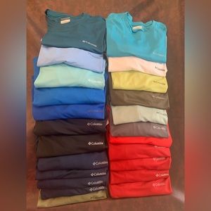 Columbia Evaporation t-shirts.